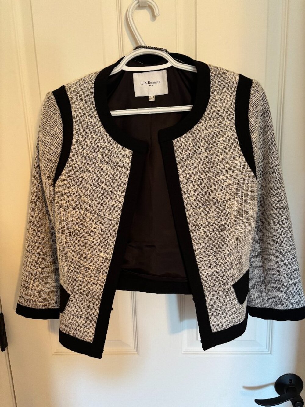 L.K. Bennett Women’s 3/4 Sleeve Jacket Size 8